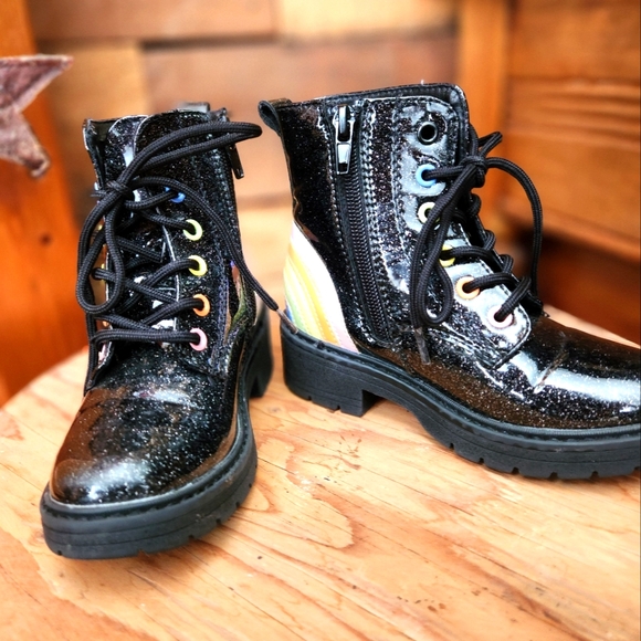 CupCake Couture Toddler girls Sky Combat Boot-size 10 - Picture 7 of 10